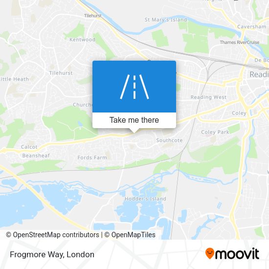 Frogmore Way map