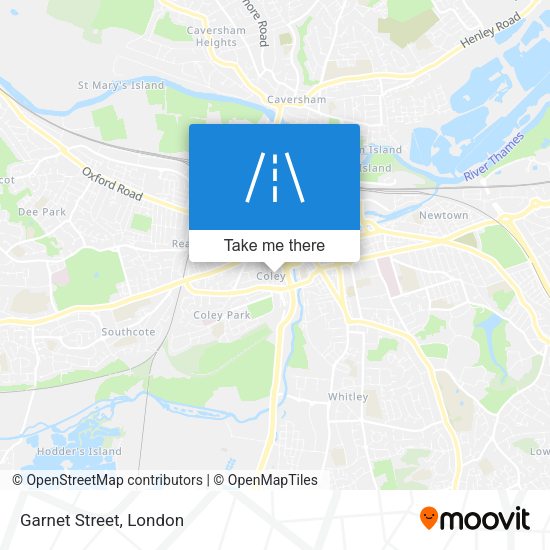 Garnet Street map