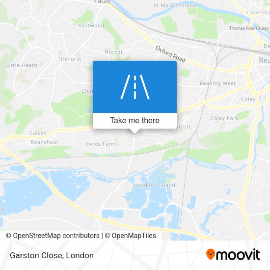 Garston Close map