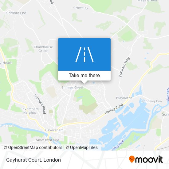 Gayhurst Court map