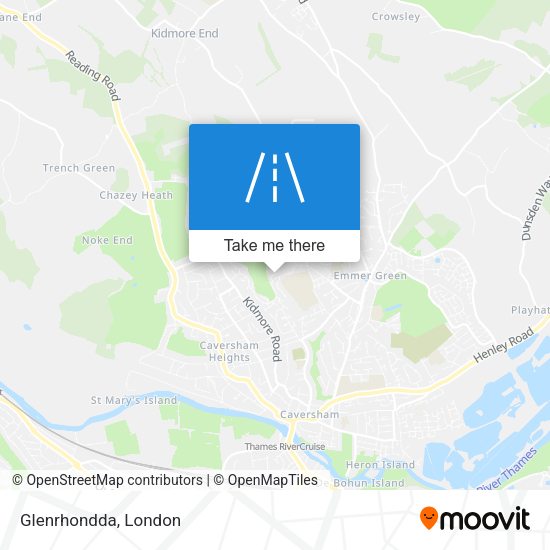 Glenrhondda map