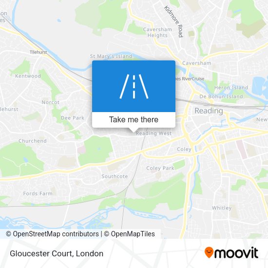 Gloucester Court map
