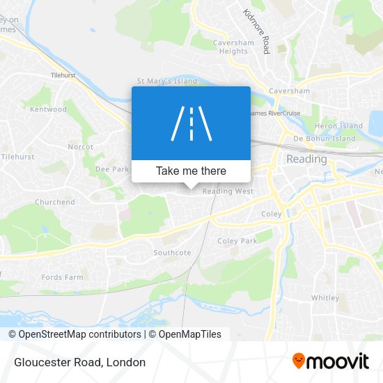 Gloucester Road map