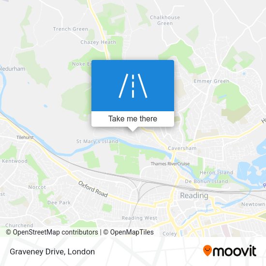 Graveney Drive map