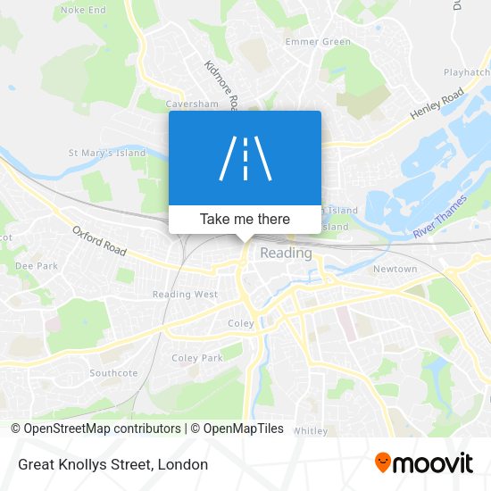 Great Knollys Street map