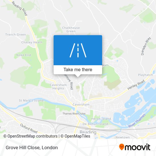 Grove Hill Close map