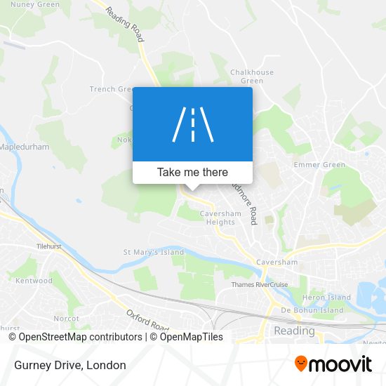 Gurney Drive map