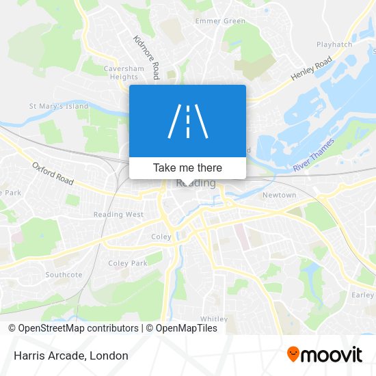 Harris Arcade map