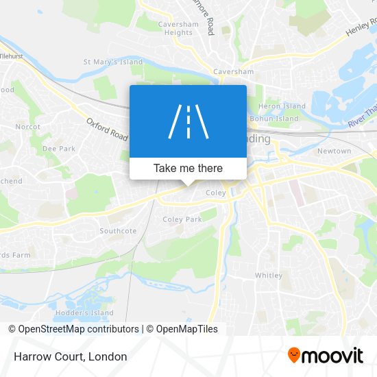 Harrow Court map