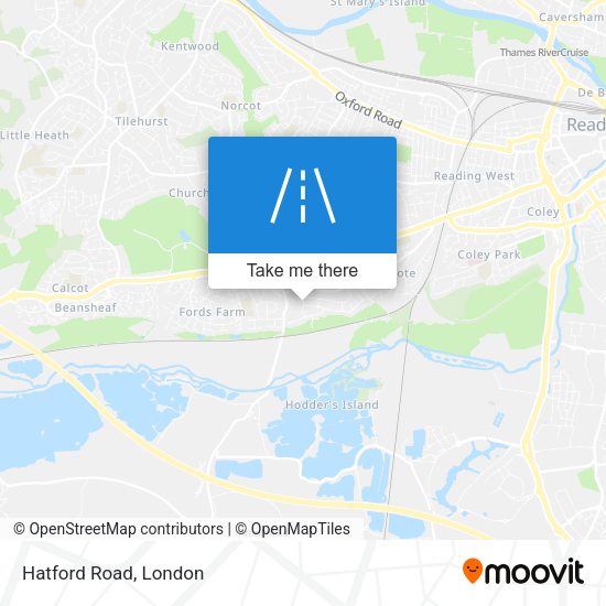 Hatford Road map