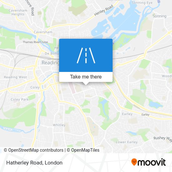 Hatherley Road map