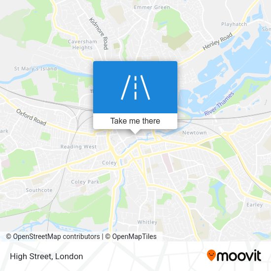 High Street map