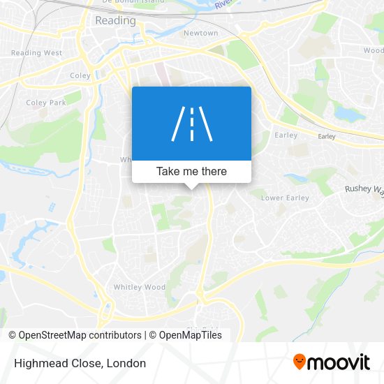 Highmead Close map