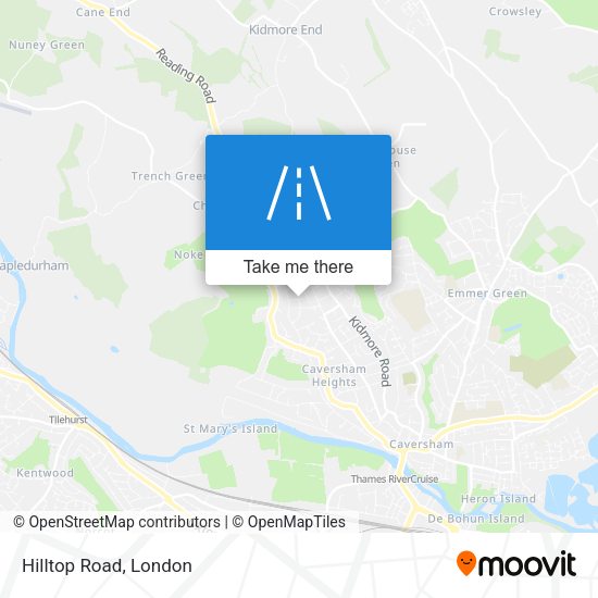 Hilltop Road map