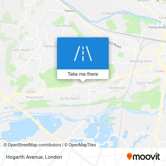 Hogarth Avenue map