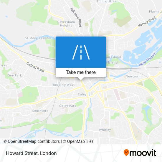 Howard Street map