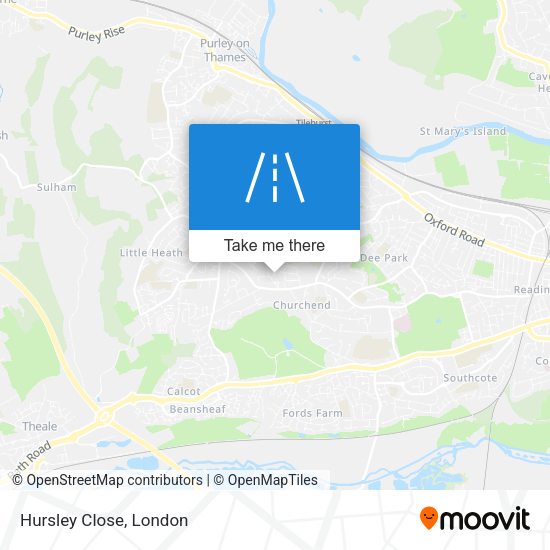 Hursley Close map