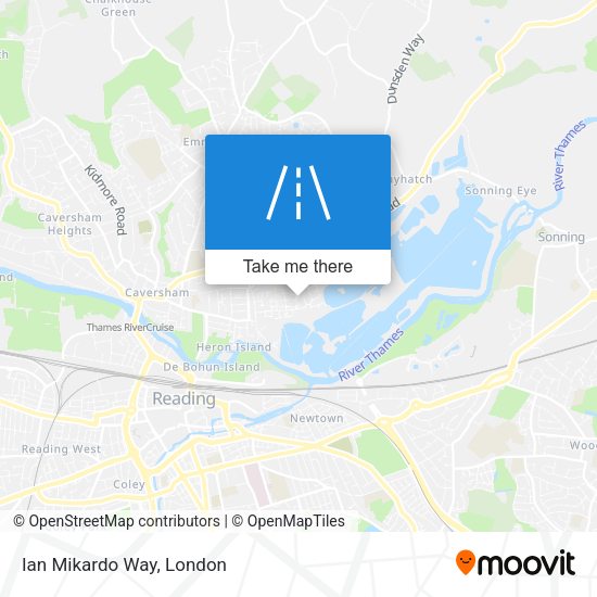Ian Mikardo Way map