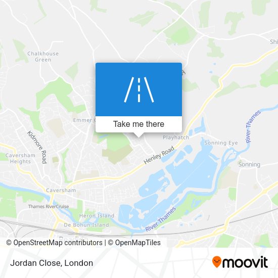 Jordan Close map