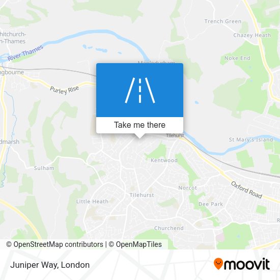 Juniper Way map