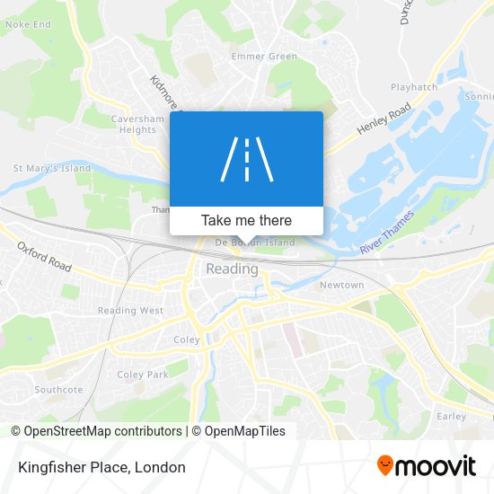 Kingfisher Place map