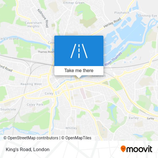 King's Road map