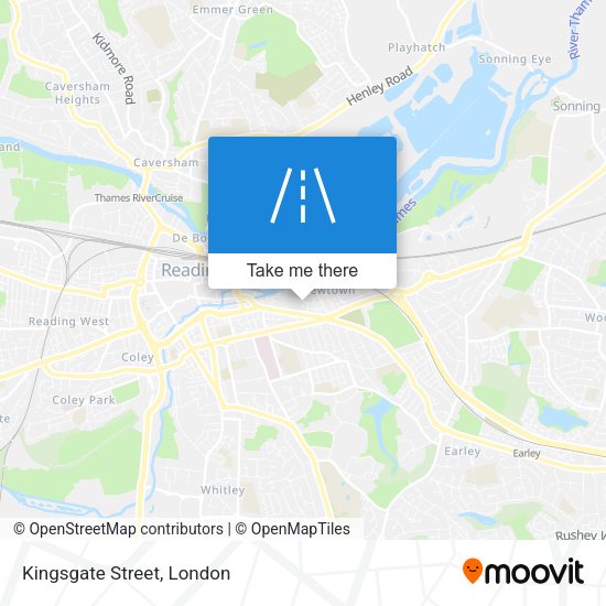Kingsgate Street map