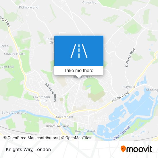 Knights Way map