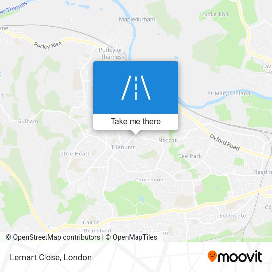 Lemart Close map