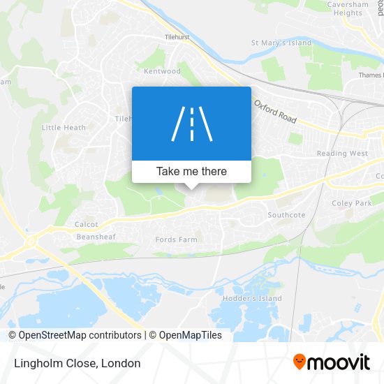 Lingholm Close map