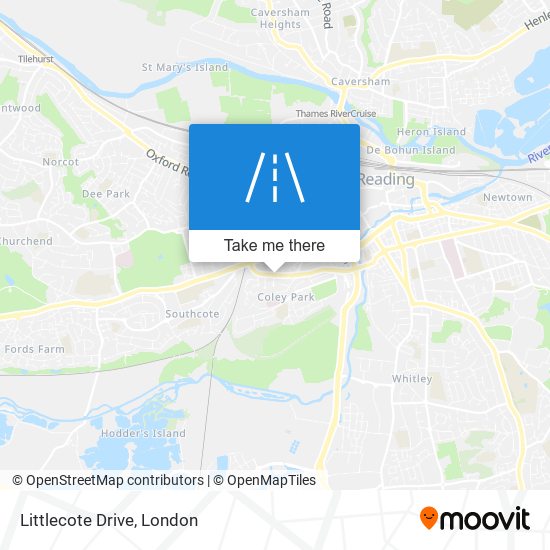 Littlecote Drive map