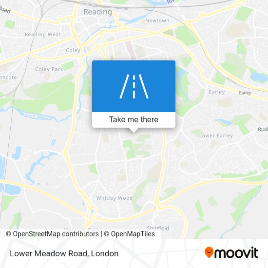 Lower Meadow Road map