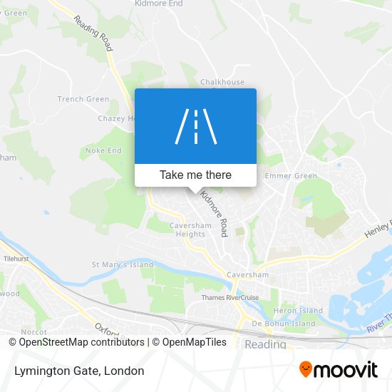 Lymington Gate map