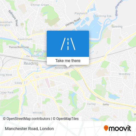 Manchester Road map