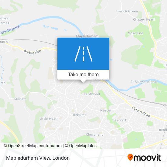 Mapledurham View map