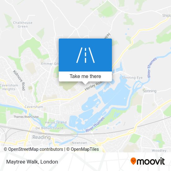 Maytree Walk map