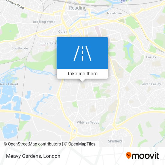 Meavy Gardens map