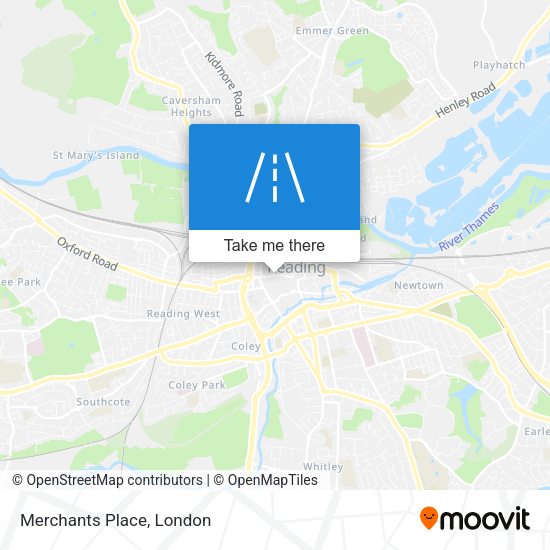Merchants Place map