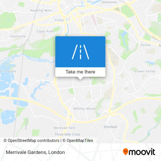 Merrivale Gardens map