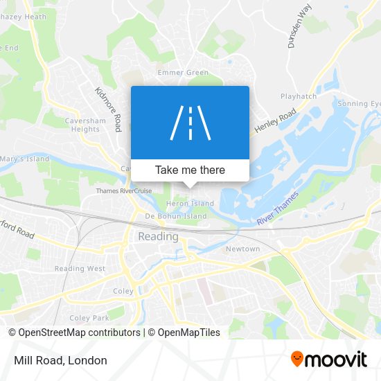 Mill Road map