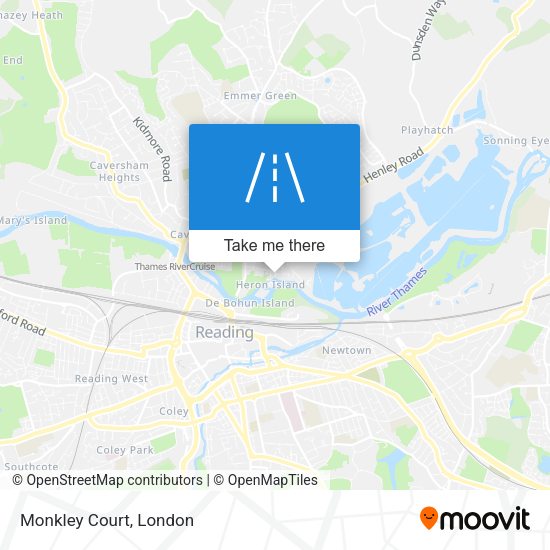 Monkley Court map