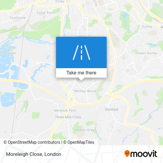 Moreleigh Close map