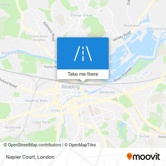 Napier Court map