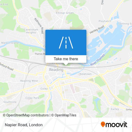 Napier Road map
