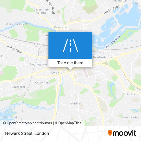 Newark Street map
