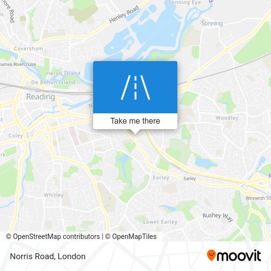 Norris Road map
