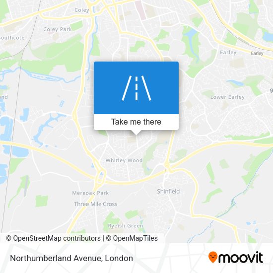 Northumberland Avenue map