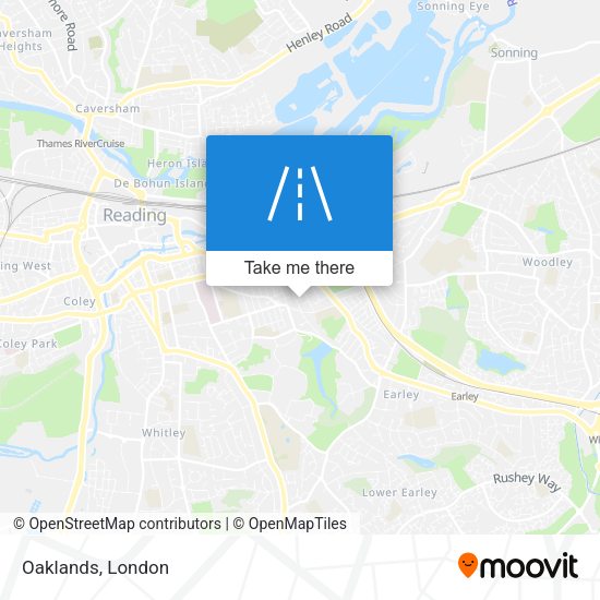 Oaklands map