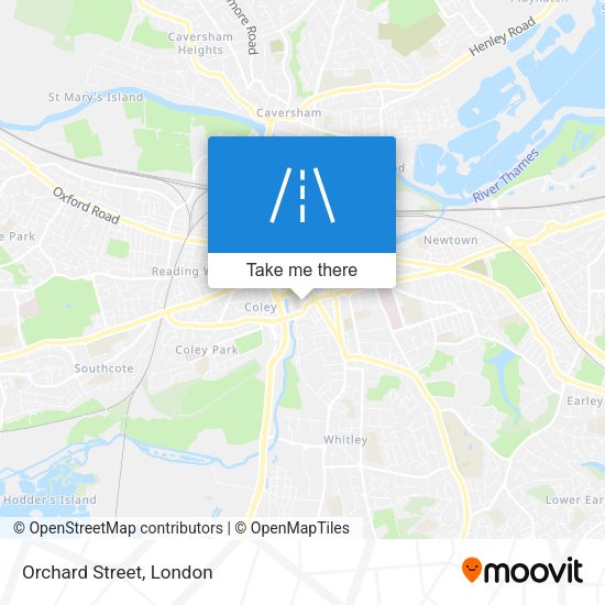 Orchard Street map