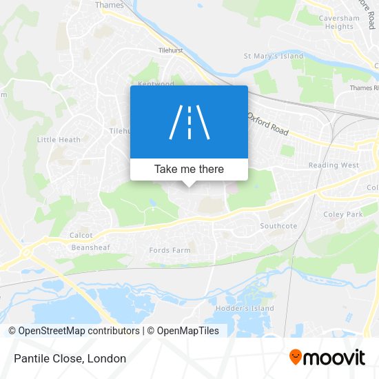 Pantile Close map